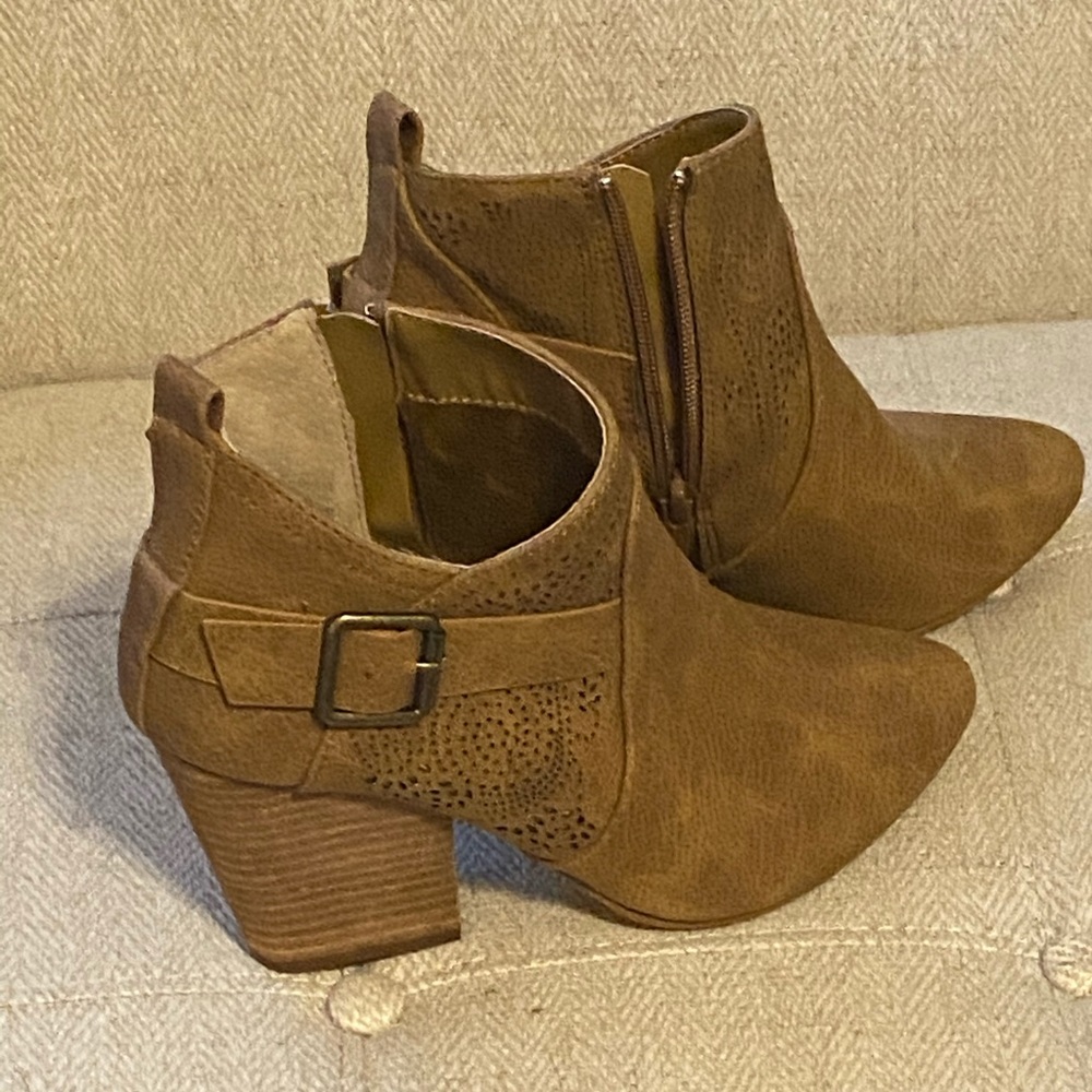 Brown booties